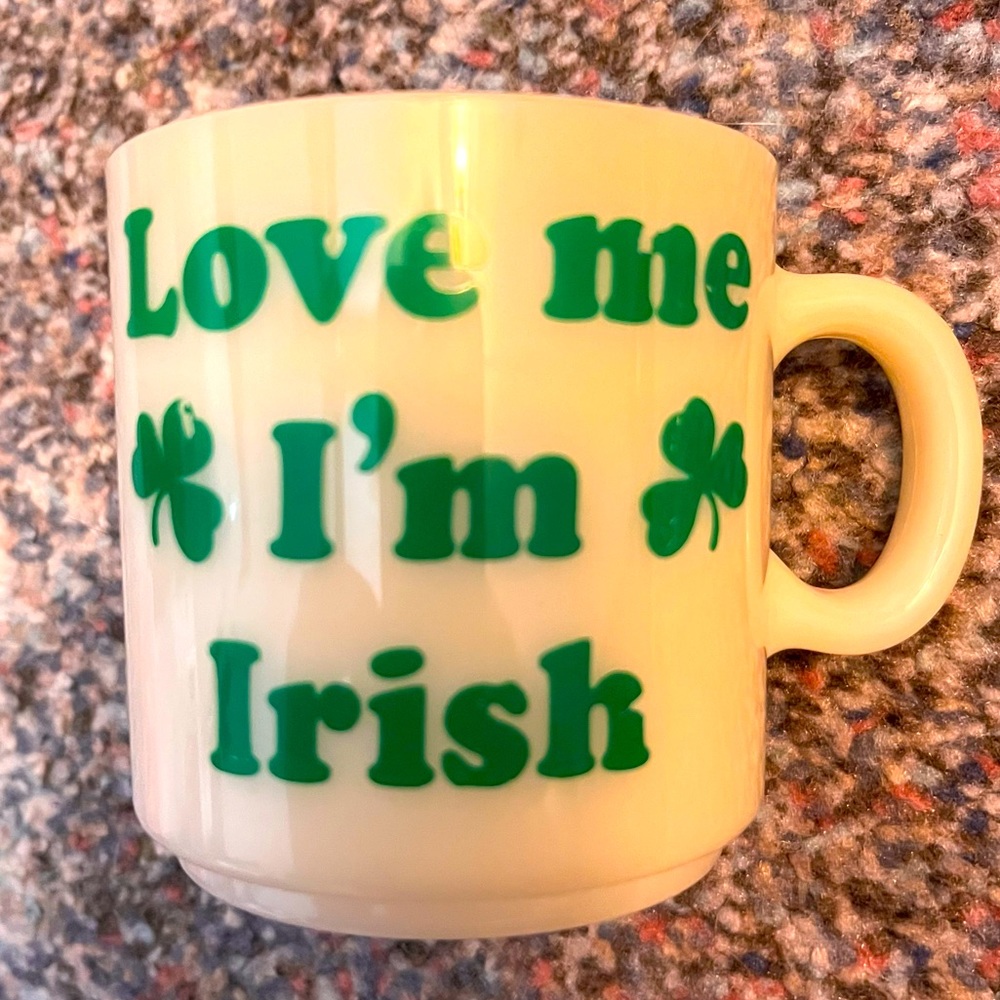 Love Me I’m Irish Mug by Chadwick- Miller Boston, Vintage